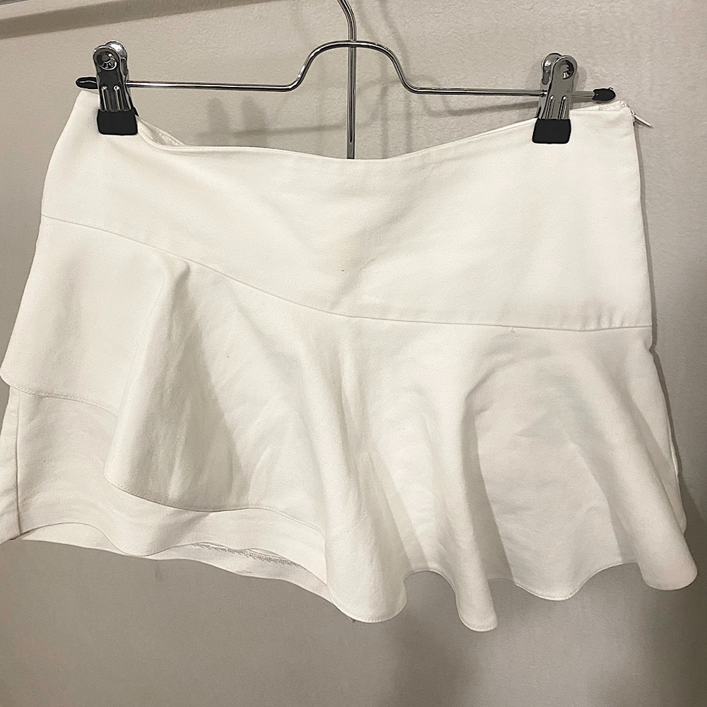 Zara White Skort